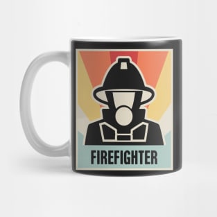 Vintage Firefighter Mug